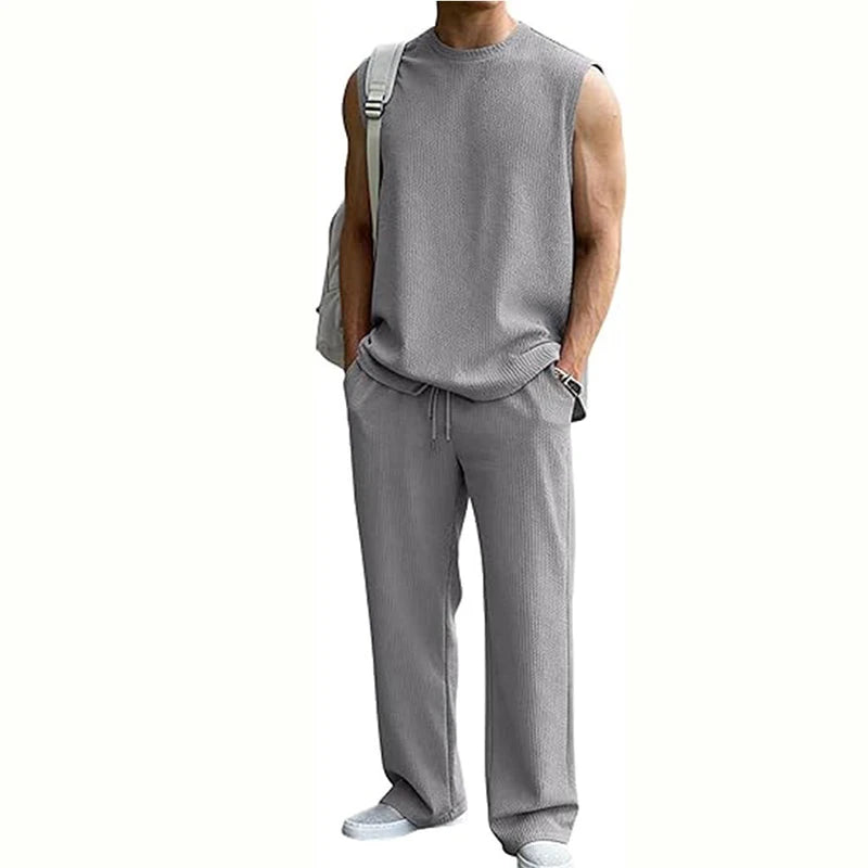 Men's Ribbed Lounge Set