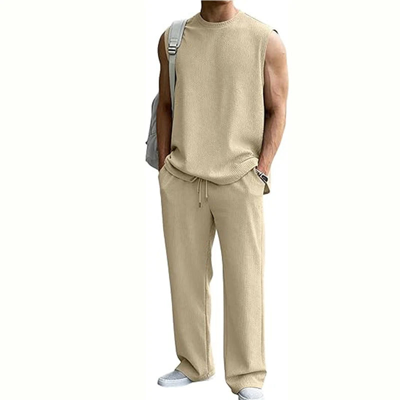 Men's Ribbed Lounge Set