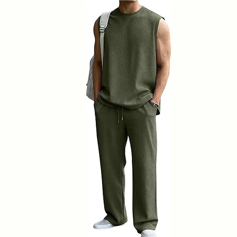 Men's Ribbed Lounge Set