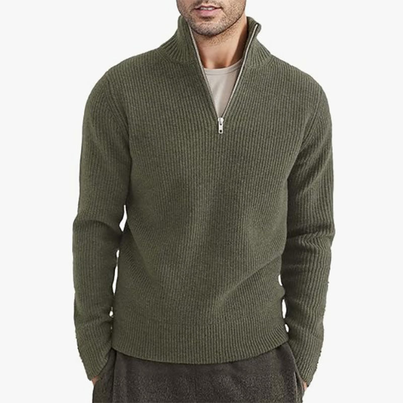 Pacific Quarter Zip Sweater Navy