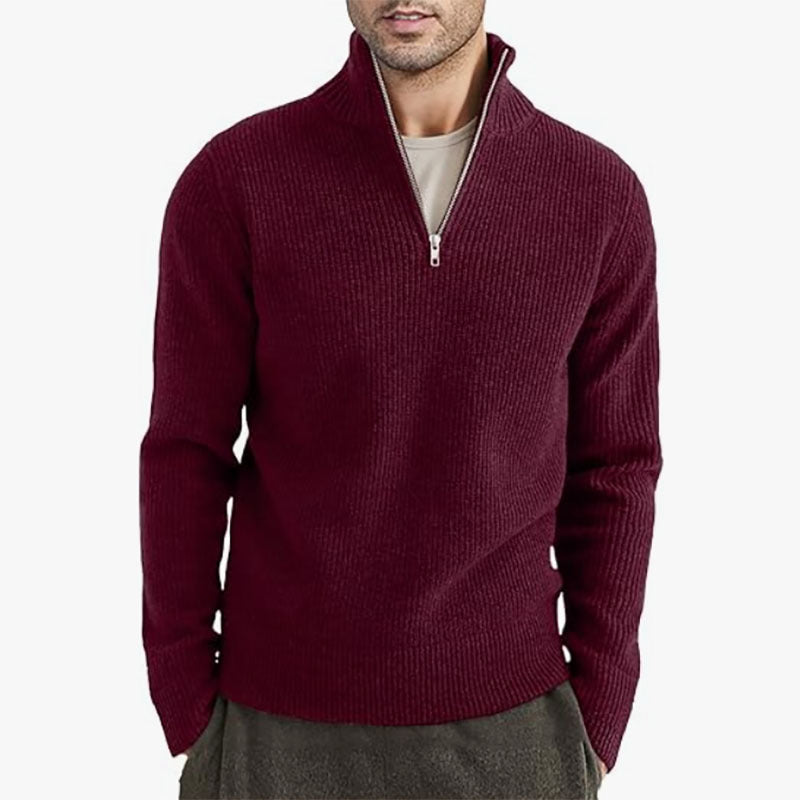 Pacific Quarter Zip Sweater Navy